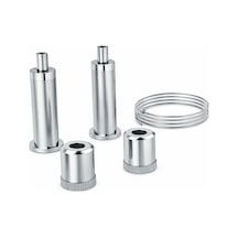 Askı Teli Montaj Takımı Eleman Grubu 1 Set Dayanıklı Askı Teli Pratik Ve Güvenli Montaj Çözümü Gümüş