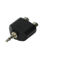 3.5 MM Stereo Erkek To 2 Rca Dişi Çevirici Aparat