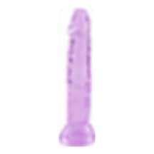 Red Fox Şeffaf Mor Silikon Gerçekçi Dildo 14cm