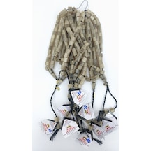 Omari İmzalı Sertifikalı Alman Faturan Sıkma Kehribar Tesbih 10,7x11,5 Mm Teker Kesim