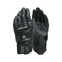 Ebakbak Motosiklet Eldiveni Carbon Titanium Full Koruma Deri Motorcu Eldiven Siyah Uyumlu