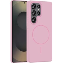 Joko Samsung Galaxy S25 Ultra Broş Magsafe Kapak - Pembe