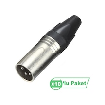 Losen La1032-1 Xlr 3-pin Erkek Konnektör 10 Lu Paket