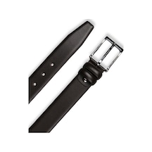 Mft Leather Hakiki Deri Erkek Kemer Düz Desen, 3,5cm, Koyu Kahve 5040 Koyu Kahve