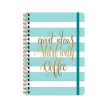 Keskin Color Düz Defter 14 20 Daily Notes Muse - Good İdeas Start With Coffee Çok Renkli