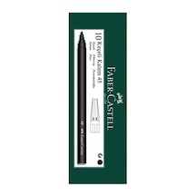 Faber Castell 10 Lu Siyah Keçeli Kalem