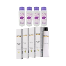 Lilafix Saç Boyası 60 Ml.+H.A.S Oksidan 60 Ml. (4'Er Adet)