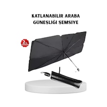 Katlanabilir Ön Cam Güneşliği Şemsiye Her Araca Uygun Isı Ve Işık Koruması 1