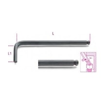 Beta 96bp/as 5/32" Yuvarlak Bombe Top Başlı Uzun Allen Anahtar Inch