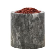 Roza Mermer Baharatlık 8x8 Cm Mermer Tuzluk Masaüstü Baharatlık Siyah Genel