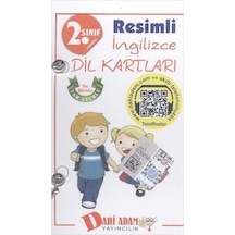 Dahi Adam 2. Sınıf Resimli İngilizce Dil Kartları - Komisyon - Dahi Adam Yayıncılık