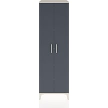 Hyperion Dolap 5 Raflı 2 Kapaklı 60x44x195 Aytaşı-antrasit Aytaşı