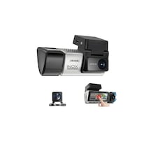 Inox-x603 2k Çözünürlüklü 3 Kanallı Araç İçi Kamera - Ön, İç Ve Arka Geri Görüşlü Dash Cam