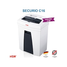Hsm Securio C16 - 5.8 MM Evrak İmha Kağıt Kırpma Makinesi 25 L