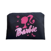 Schulzz Barbie Silhouette Clutch Çok Amaçlı Makyaj Çantası 15 X 2 Siyah