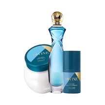 Oriflame Divine Kadın Parfüm EDP 50 ML + Roll-On 50 ML + Vücut Kremi 250 ML