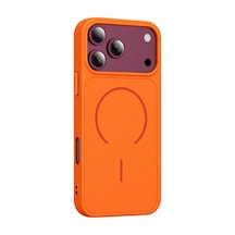 Apple Uyumlu iPhone 18 Pro Max Azus Magsafe Kapak - Turuncu Çok Renkli