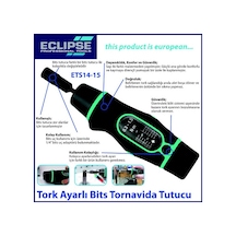 Eclipse Ets1415 Profesyonel Tork Ayarlı Bits Tutucu Tornavida