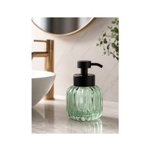 Buççin Online Mağaza Renkli Cam Sabunluk - Su Yeşili - 9 X 9 X 12,6 Cm Cam Yeşil Çok Renkli