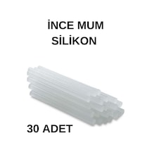 30adet Sıcak Silikon/ince Silikon/mum Silikon