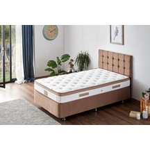 Nironyatak Niron Latte 120X200 Cm Tek Kişilik Yatak Baza Başlık Seti - Sert