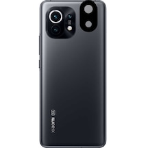 Ceponya Xiaomi Mi 11 3D Kamera Lens Koruyucu Temperli Cam Siyah