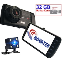 Novatek Nt92D+32Gb Hafıza Kartlı Full Hd Gece Görüşlü Araç Kamera