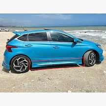 Hyundai İ20 Yan Marşpiyel Seti Mat Siyah Plastik 2 Adet 2019+