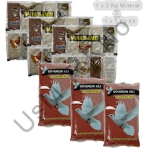 6 Kg Güvercin Minerali Ve Kili Tavuk Keklik Güvercin Kaz  Bıldırcı