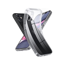 İphone 11 Şeffaf Kamera Korumalı Ultra Slim Tpu Kılıf Şeffaf