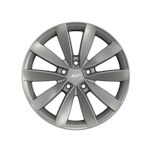Agt Wheels 17 İnç 4 108 Et25 Metalik Gri Jant Takımı J-6956