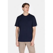 Colin's Colins Comfort Fit Yuvarlak Yaka Jakarlı Erkek Lacivert Kısa Kol Tişört Cl1073378 Cl1073378 Q1.v2 Nav Lacivert