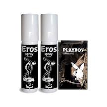 Eros Black Delayspray 2 Tüp Erkeklere Geciktiricisprey 20 Ml + Kaydırıcıjel