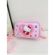 Kuromi Helloy Kitty Çapraz Askılı Kız Çocuk Çantası 418279645 Pembe