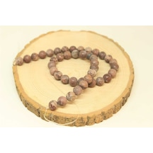 Yasam Tohumu Jasper Taşı Yarım Dizi 9 - 9.5 MM Aralığı 25830 18 CM Çok Renkli