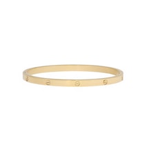Unisex Şans Model Gold Renk 20 Ölçü Çelik Bilezik Gold