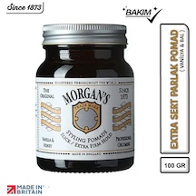 Morgan's Pomade Styling Extra Hold Vanilla & Honey - Extra Sert Tutucu Parlaklık Veren Pomad 100 G