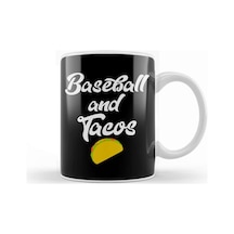 Cute Baseball And Tacos Base Ball Players Kupa Bardak Porselen Karışık