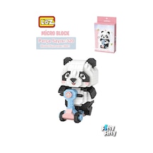 Lz8801 Panda Scooter Block Oyuncak 320 Parça