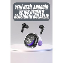 Kulak İçi Bluetooth Kulaklık Anc Enc Özellikli Şarj Göstergeli Kablosuz Kulaklık Kulak Içi