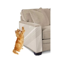 Geeroyoo Kediler İçin Çizik Önleyici Şeffaf Bant, Mobilya Koruyucu 8 Li Set - Koltuk, Kapı, Duvar, Halı Koruma