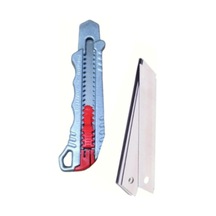Dayanıklı Alüminyum Gövde 18mm Profesyonel Falçata Bıçak +10 Adet Yedek Maket Bıçak Maket Bıçağı