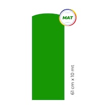 Mat Yeşil Yapışkanlı Kaplama Folyosu 61 CM X 10 MT