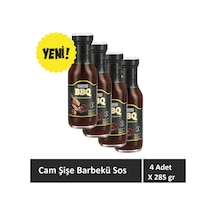 Barbekü Sos Cam Şişe 4 Adet X 285 Gr