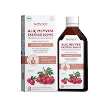 Novlex Alıç Meyvesi Hawthorn Berry Ve Piperin Eki İçeren Takviye Edici Gıda 250 ML
