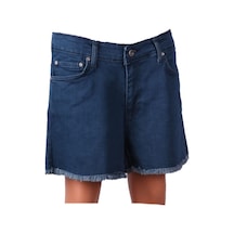 Viking'S Line Şort Mavi Mini Kot Püsküllü 83528