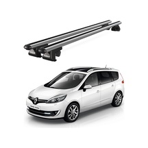 Venüs Renault Scenic 7 Posti 2013-2016 Uyumlu Gri Ara Atkı Port Bagaj Tavan Barı