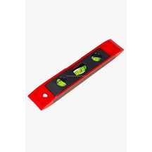 Mini Su Terazisi, 23 Cm, Mıknatıslı, Kompakt Su Terazisi, Plastik Gövde, Hassas Ölçüm Seviyelendirme Aracı