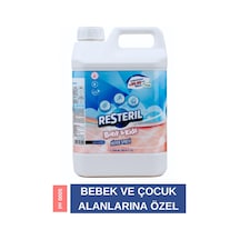 Resteril Alkolsüz Bebek - Çocuk Dezenfektan Yüzey Hijyen Spreyi 5 L