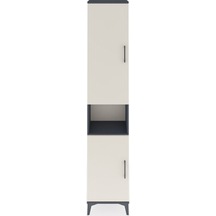 Arges Dolap 5 Raflı 2 Kapaklı 44x30x221 Antrasit-aytaşı Antrasit
